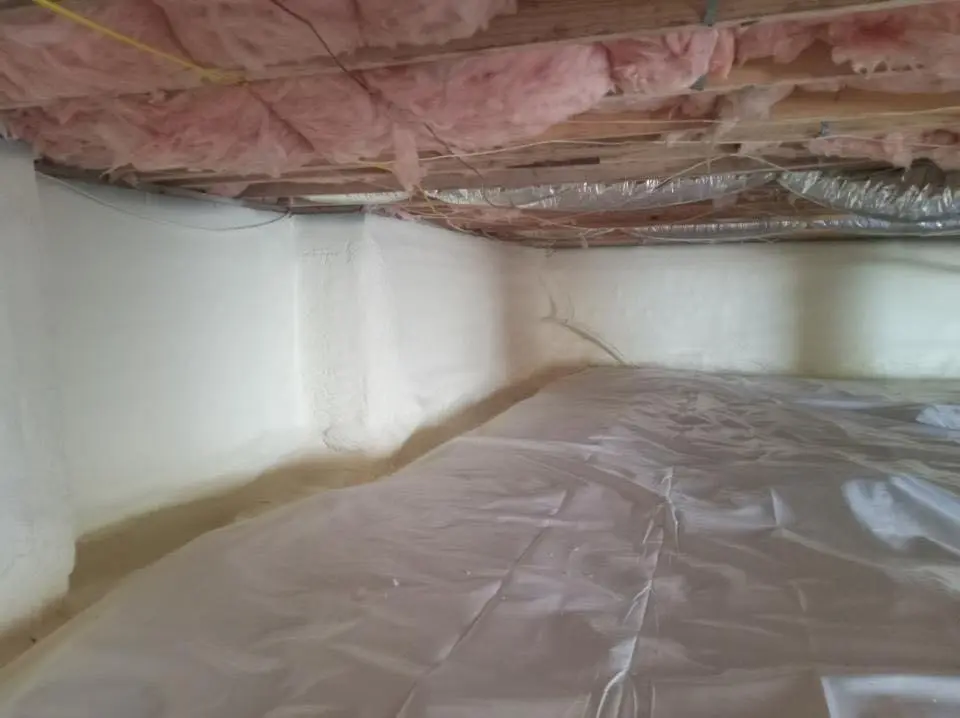 Crawl space encapsulation with closed-cell spray foam for Spray Foam Roofing Repair in Spanish Springs